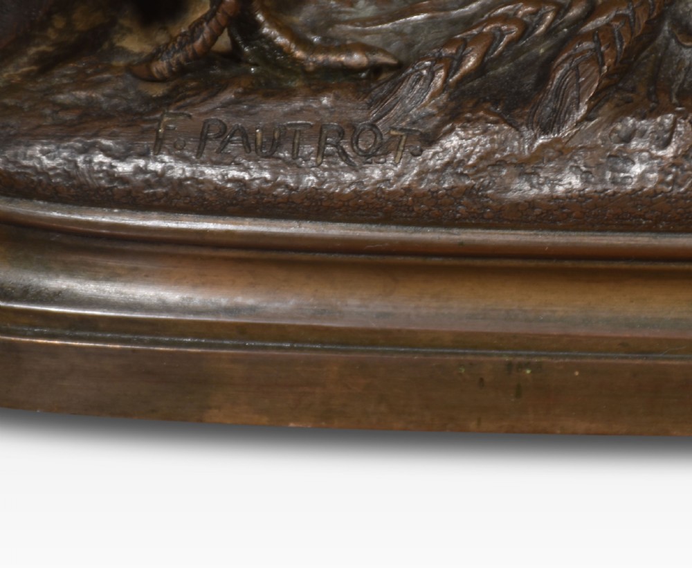 Ferdinand Pautrot bronze sculpture View VI