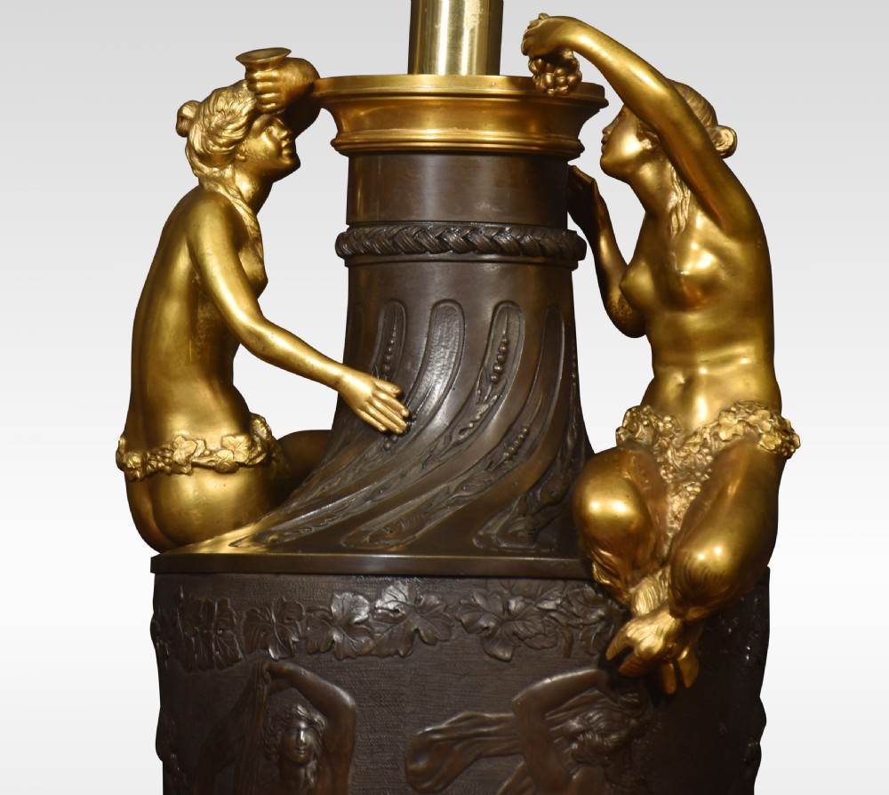 Gilt bronze table lamp View VII