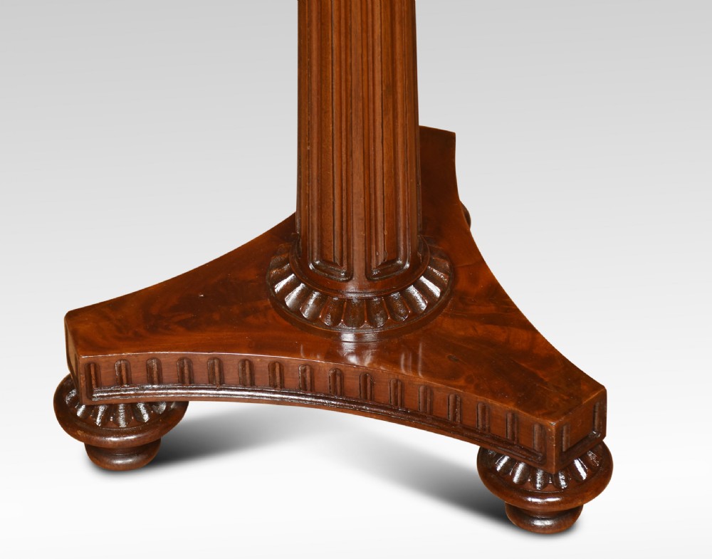 Mahogany pedestal table View II