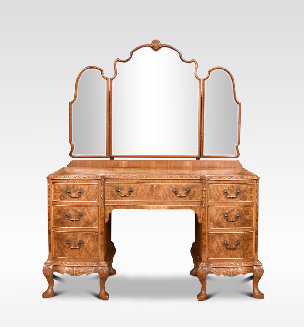 Walnut dressing table