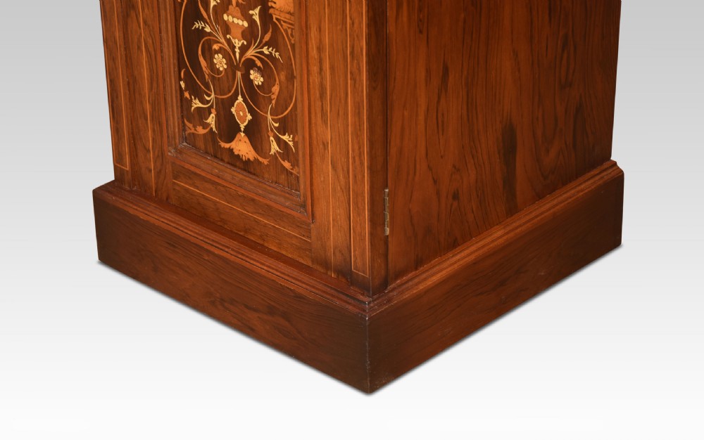 Pair of rosewood bedside cabinets View IV