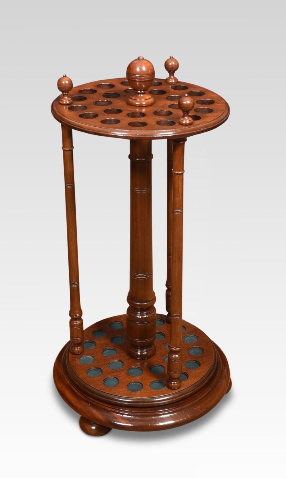 19th century mahogany cue stand