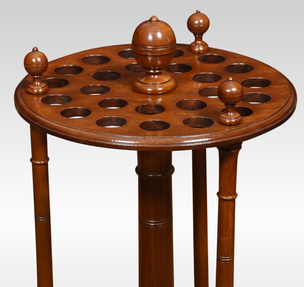 19th century mahogany cue stand View III