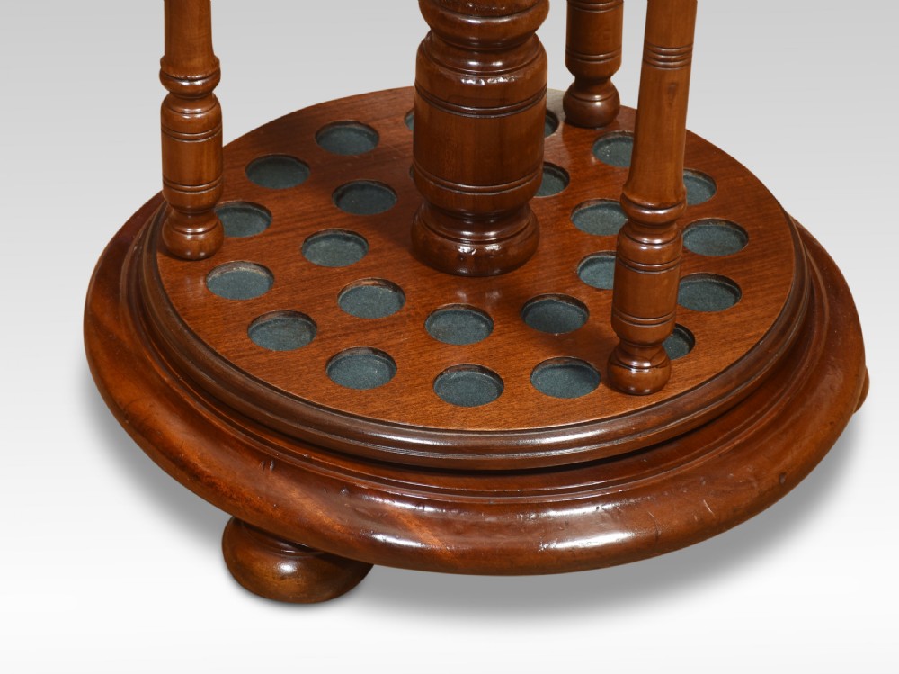 19th century mahogany cue stand View IV