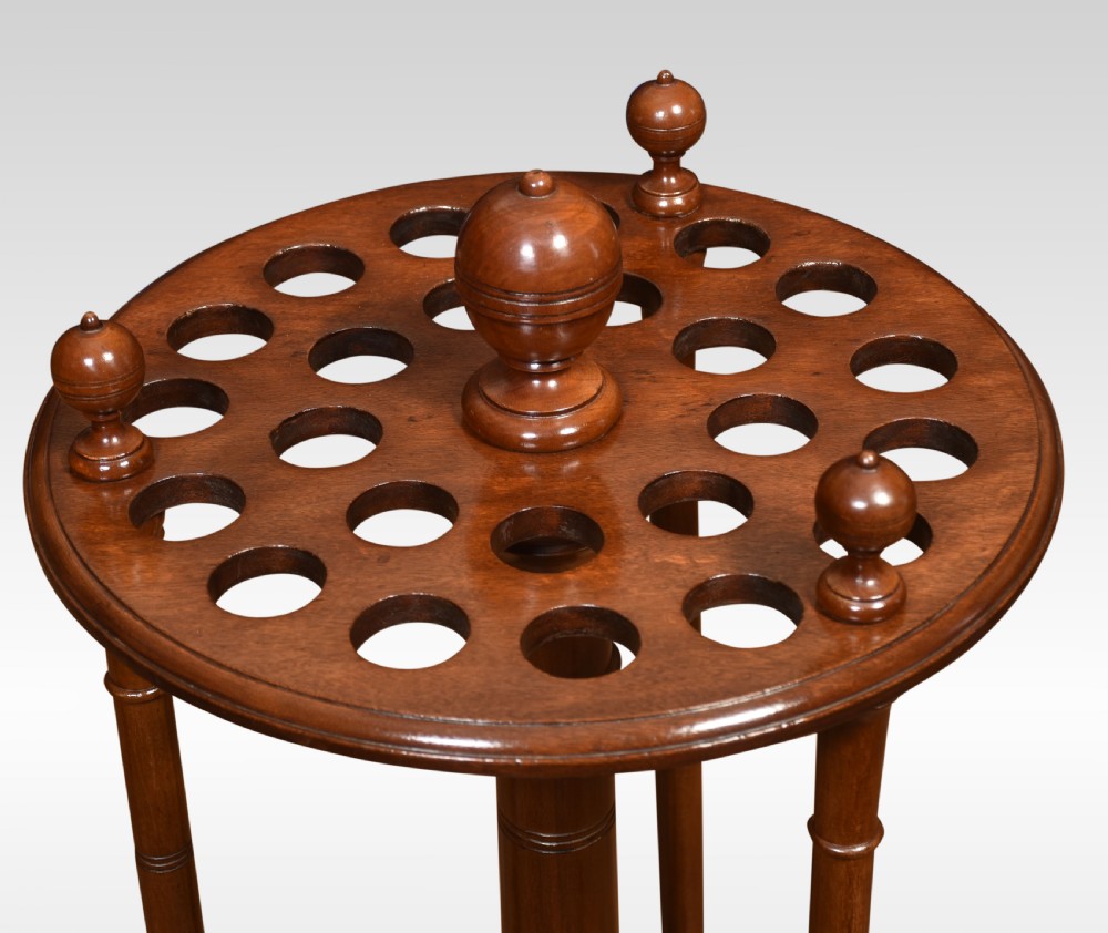19th century mahogany cue stand View V