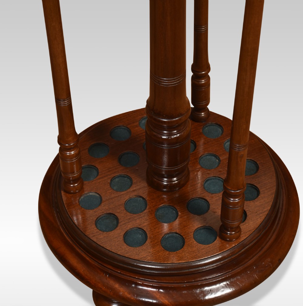 19th century mahogany cue stand View VI