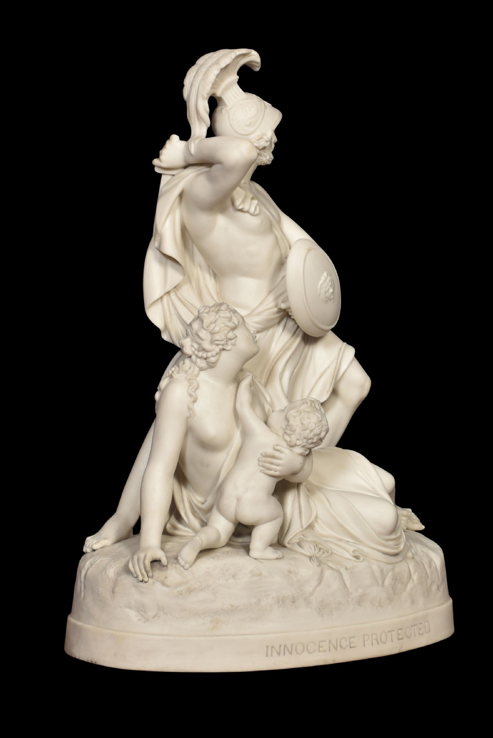 Large parian figure group