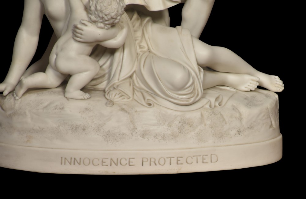 Large parian figure group View III