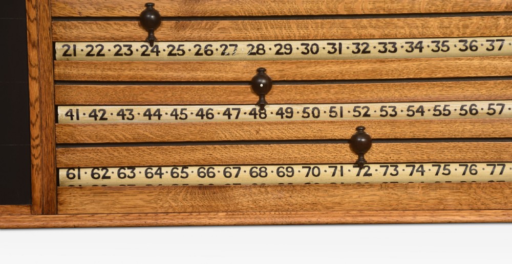  oak billiard scoreboard View V