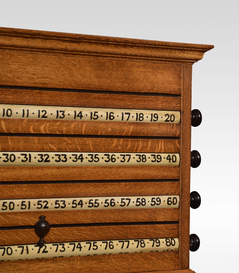  oak billiard scoreboard View VI