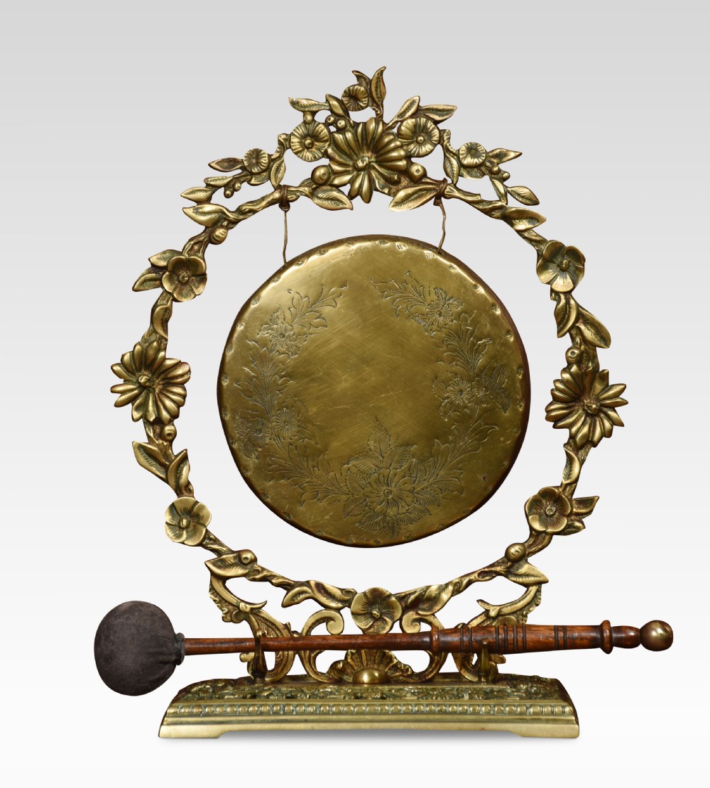 Brass table gong View III