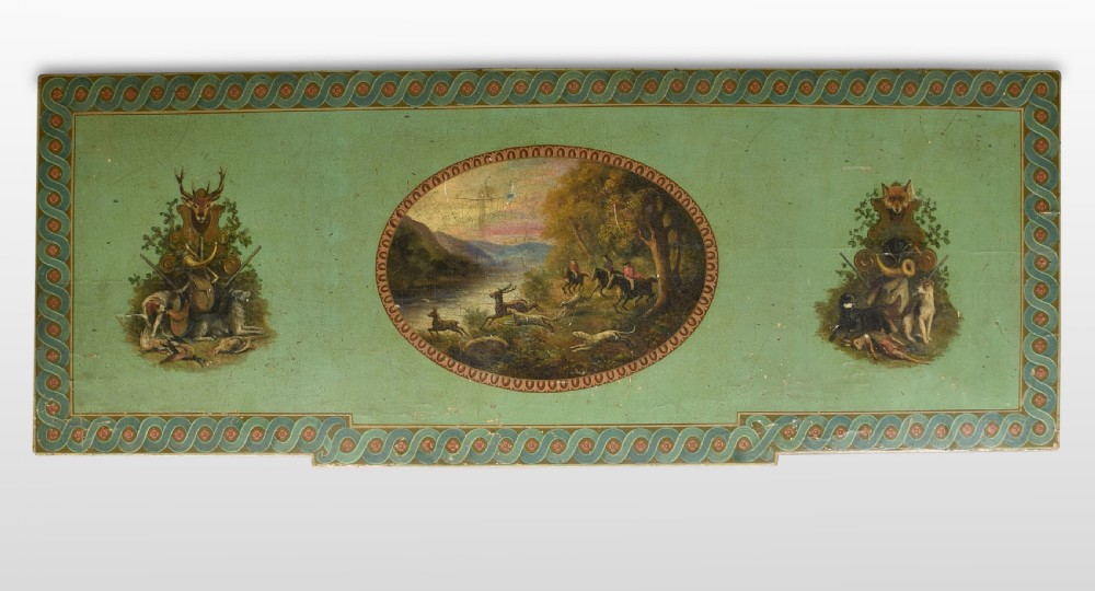Painted and gilded breakfront sideboard View XII