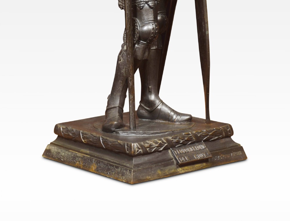 pair of 19th century bronze figures View III