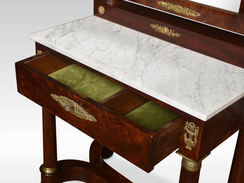 French ormolu mounted Empire dressing table View VIII