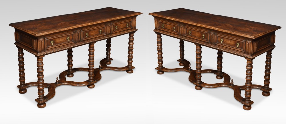 Pair of William and Mary style sideboards