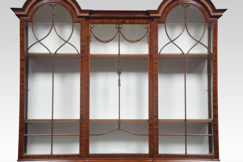 Mahogany Inlaid Display Cabinet View II
