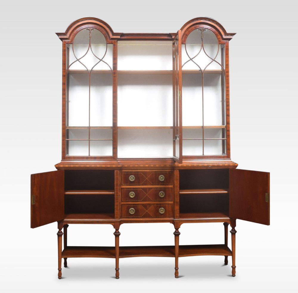 Mahogany Inlaid Display Cabinet View III