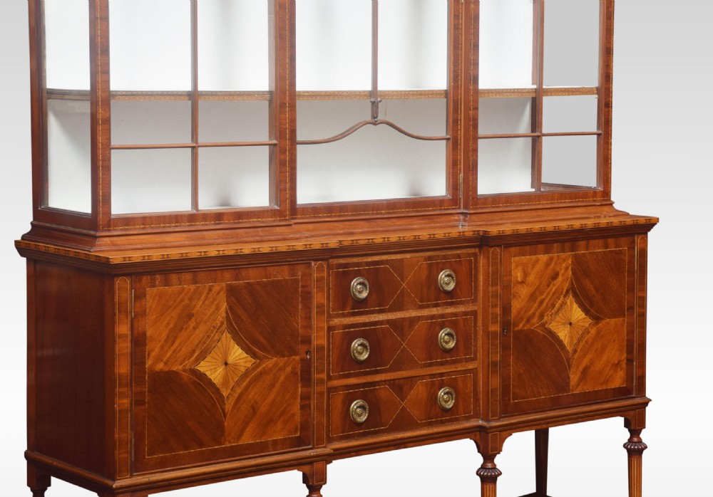 Mahogany Inlaid Display Cabinet View VI