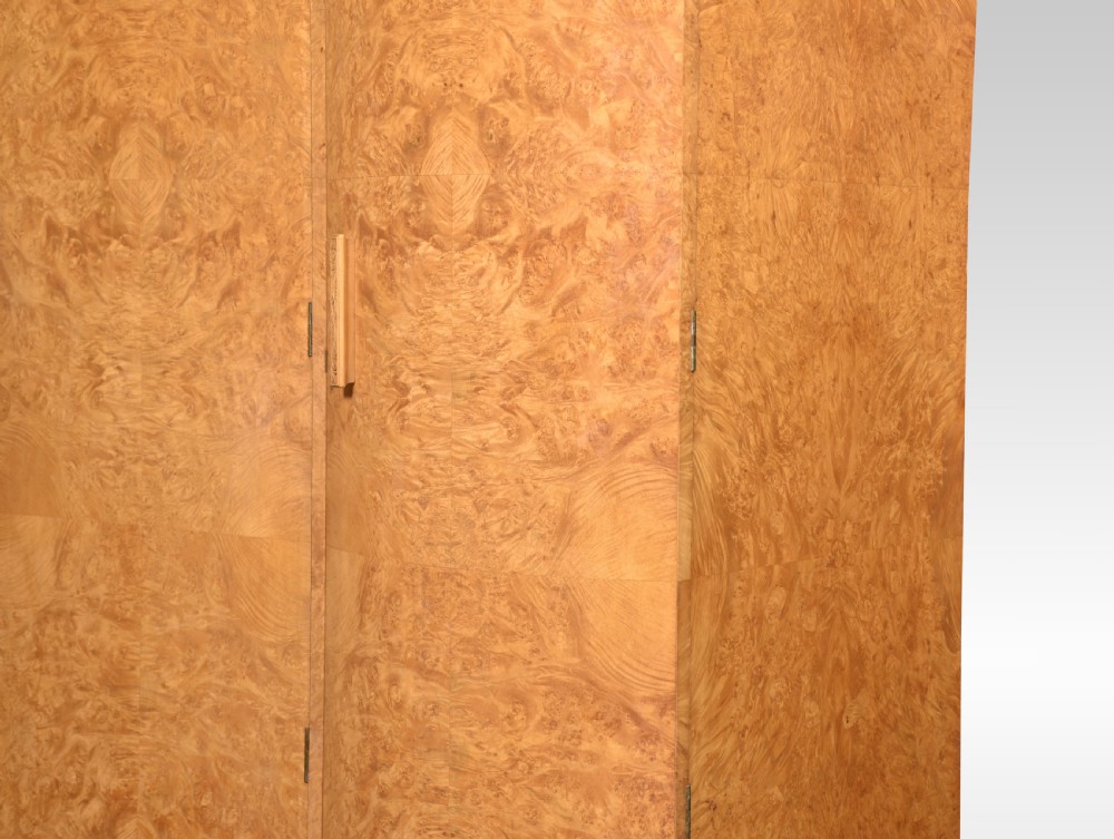 Walnut three door compactum wardrobe View X