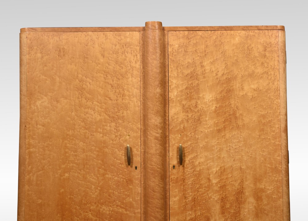Art Deco two door Wardrobe View II