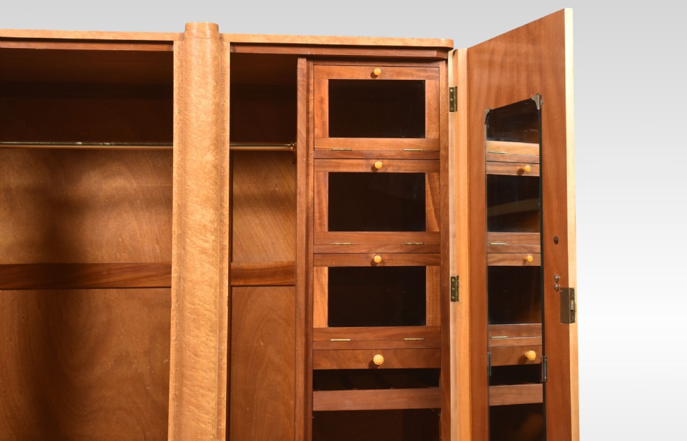 Art Deco two door Wardrobe View V