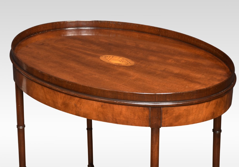 George III style mahogany occasional table View III