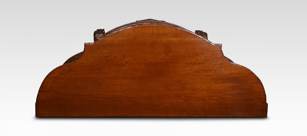 George III Style Serpentine Mahogany Sideboard View X
