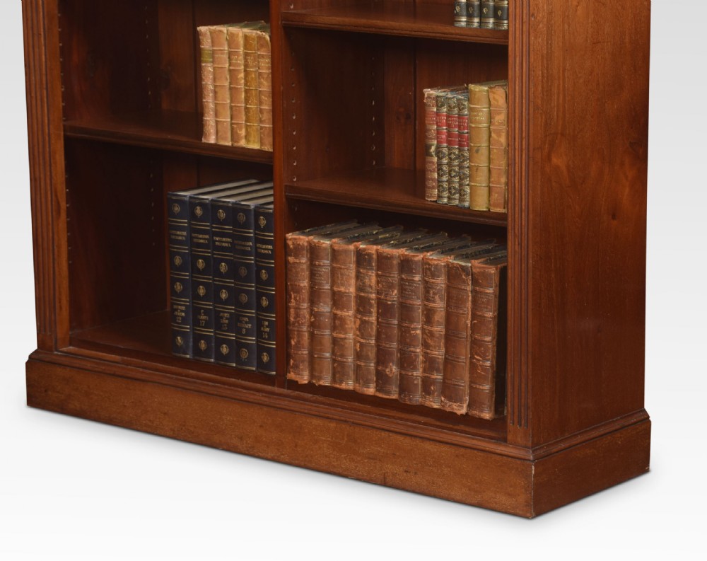 Mahogany Open Bookcase View IV