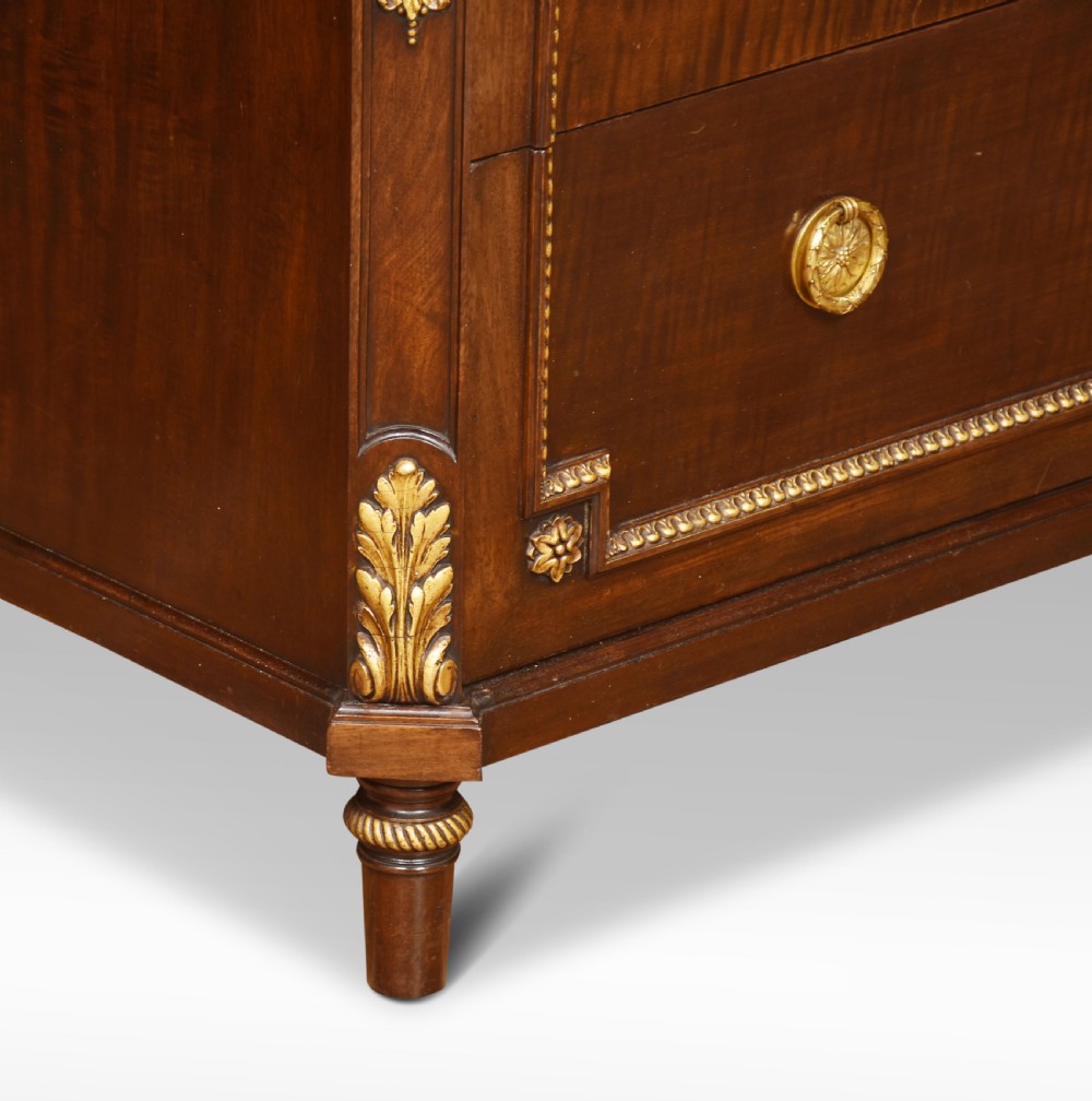 Mahogany and giltwood dressing table View III