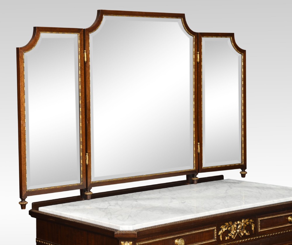 Mahogany and giltwood dressing table View IV