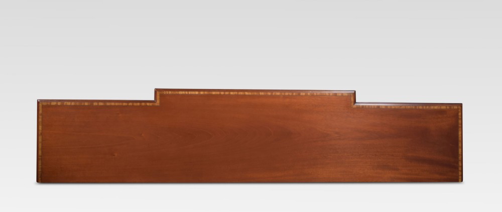 Mahogany Breakfront Open Bookcase View IX