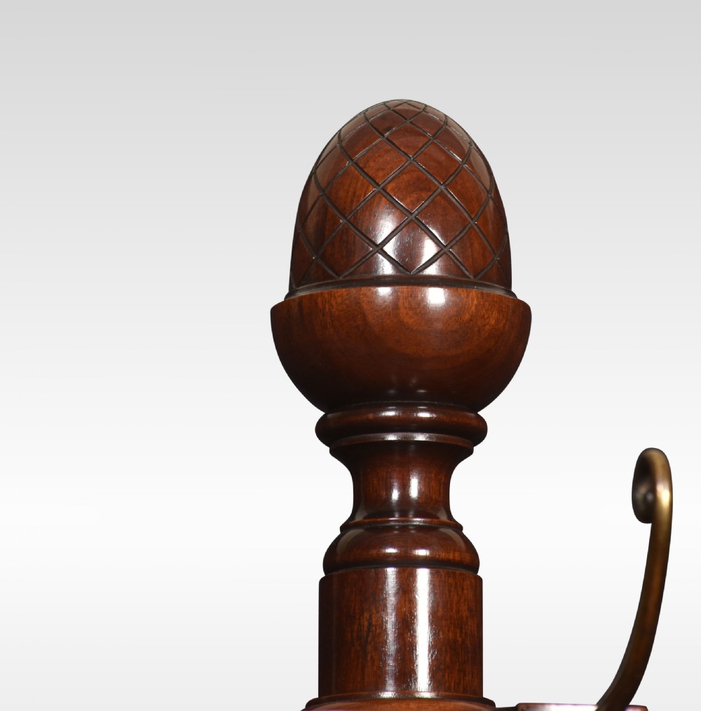 Mahogany hat and coat stand View IV