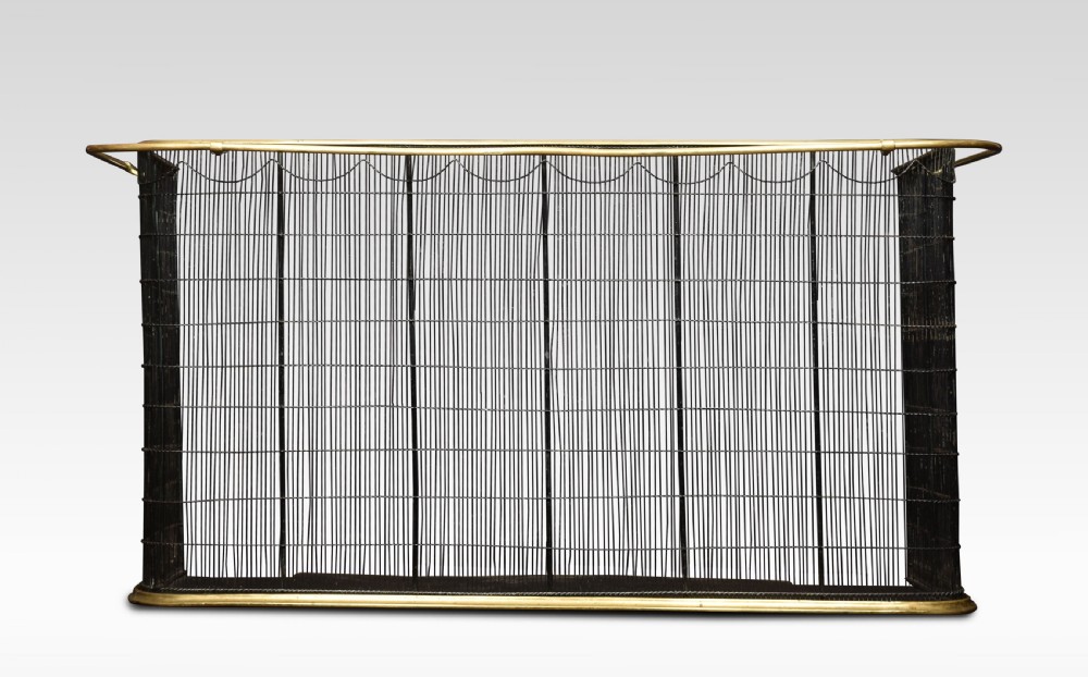 Brass and iron nursery guard View II