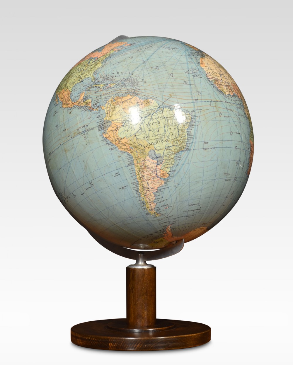 Large Columbus terrestrial globe