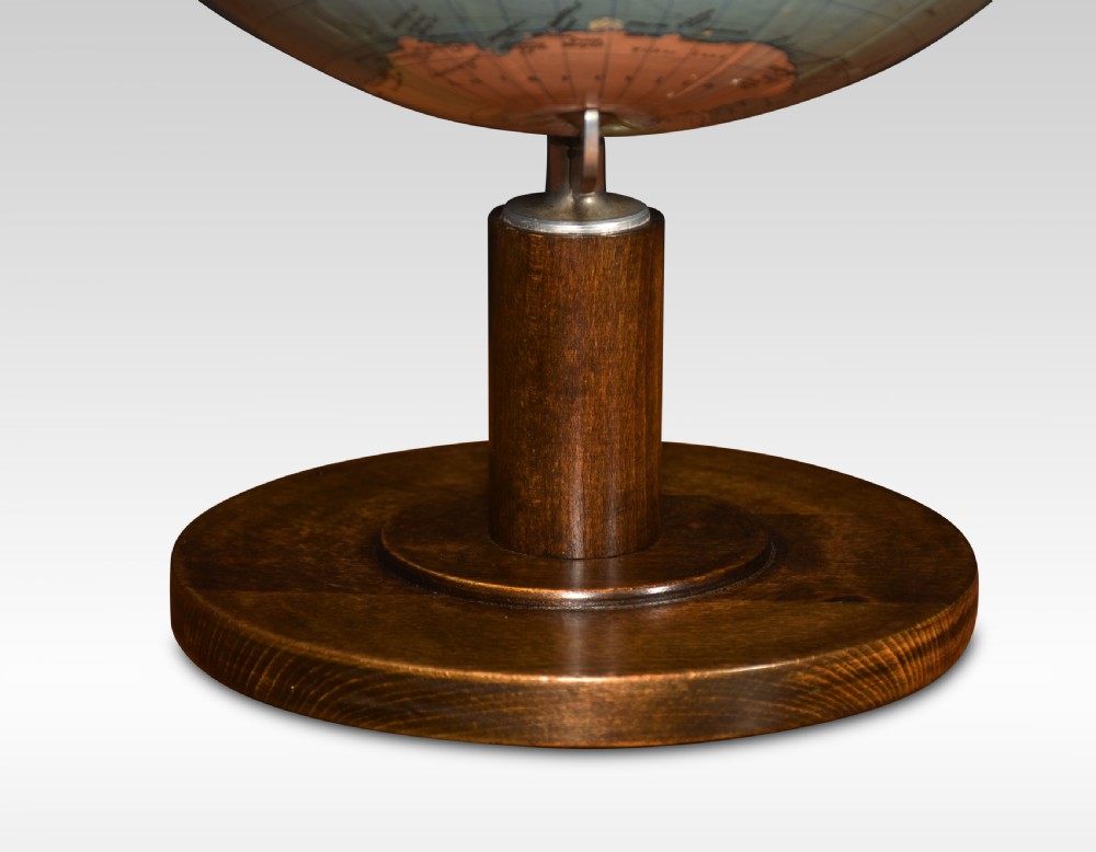 Large Columbus terrestrial globe View III