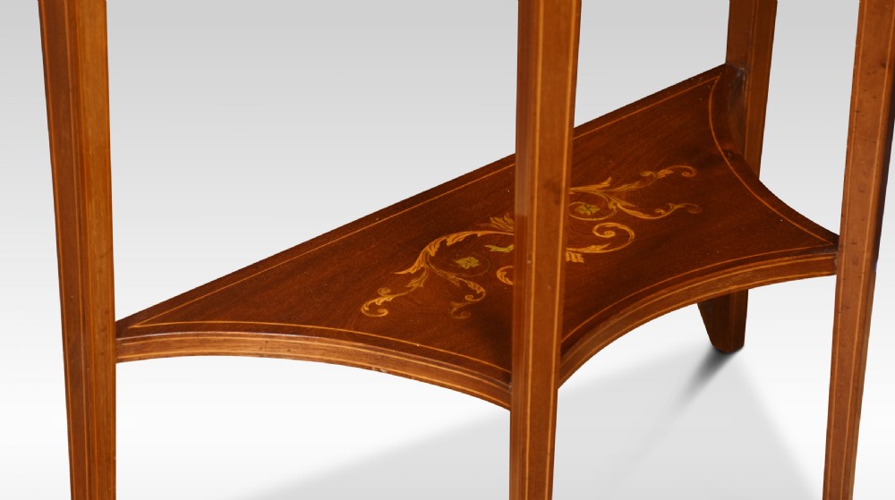Mahogany inlaid side table View IV