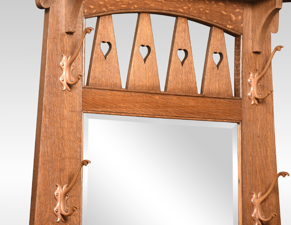 Liberty of London Arts & Crafts oak hall stand View III