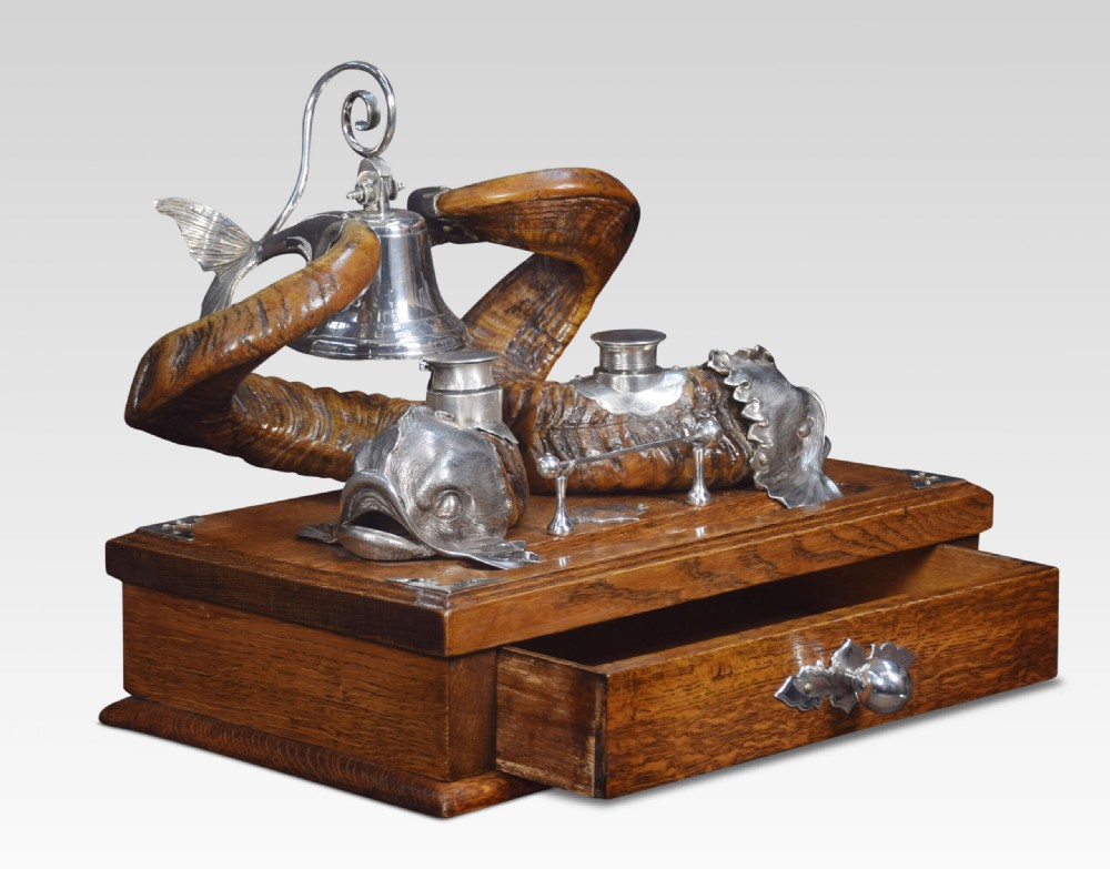 Dolphin Inkstand View III