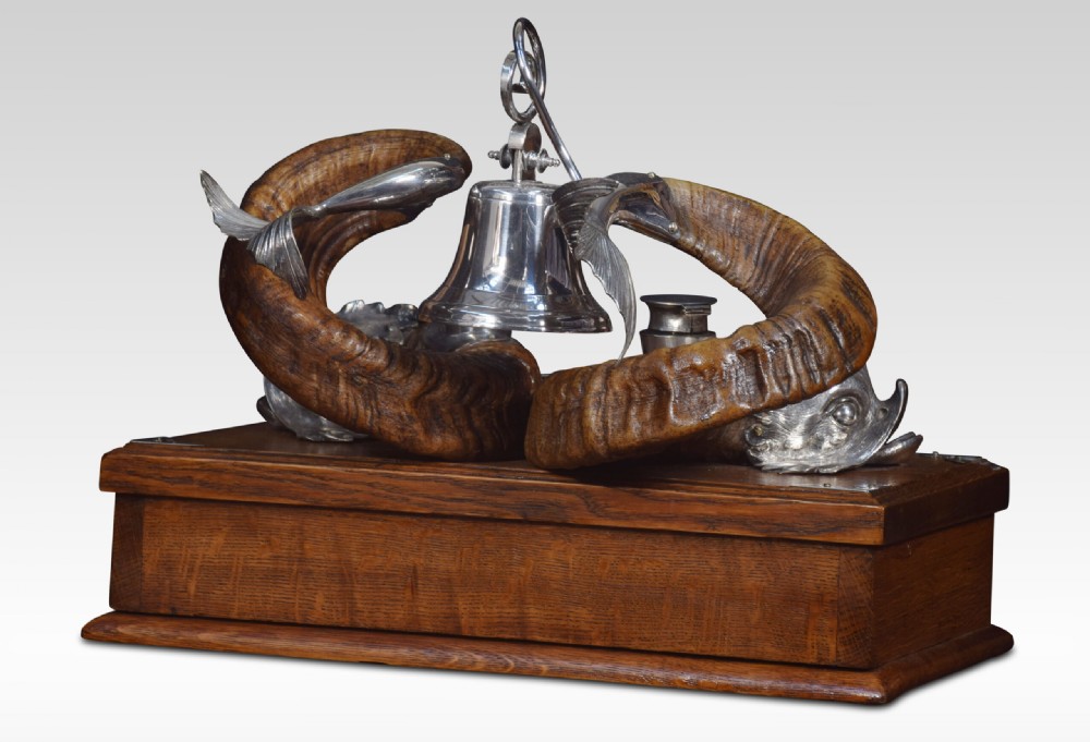 Dolphin Inkstand View IX