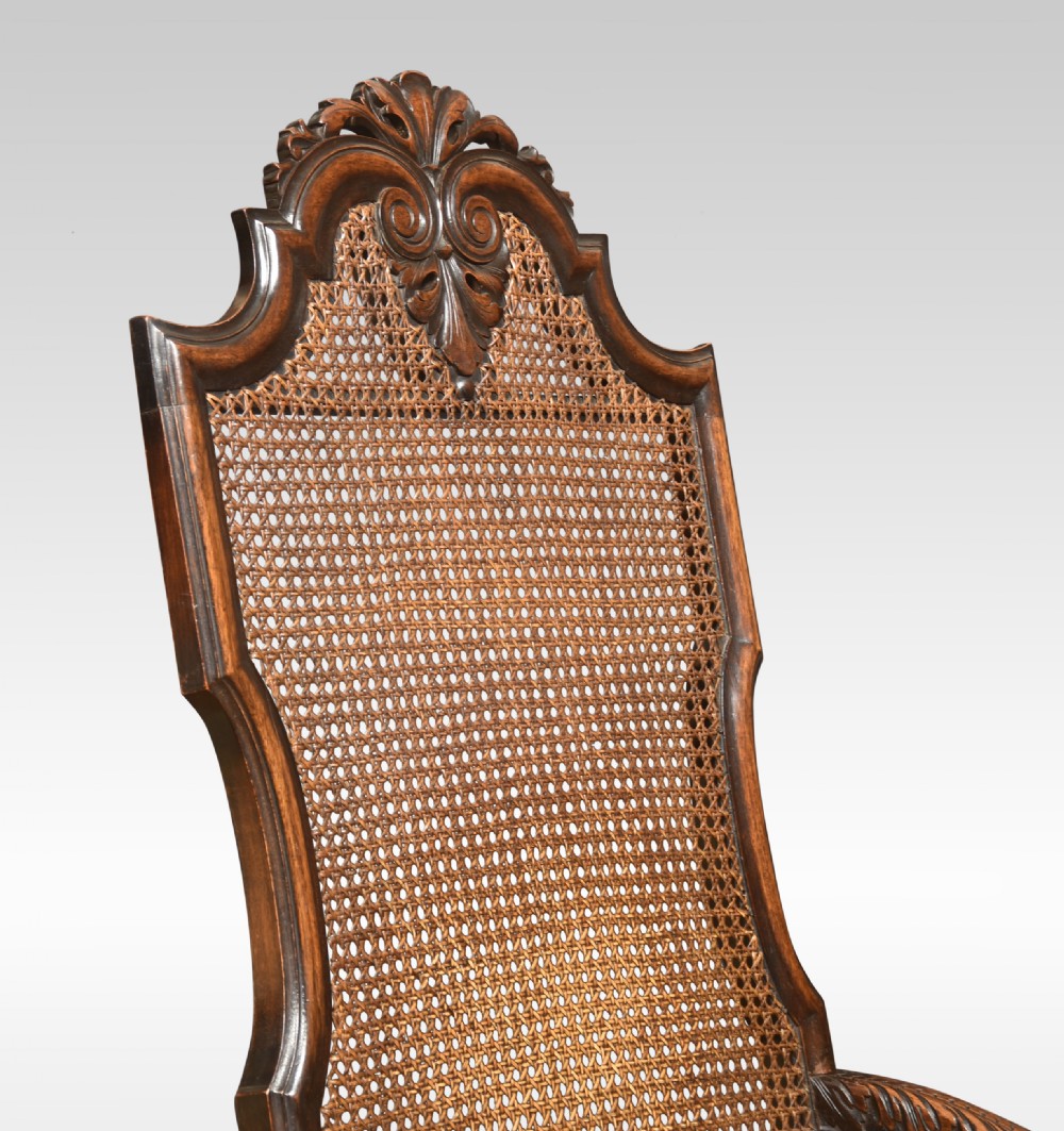 William and Mary style high back armchair View VI