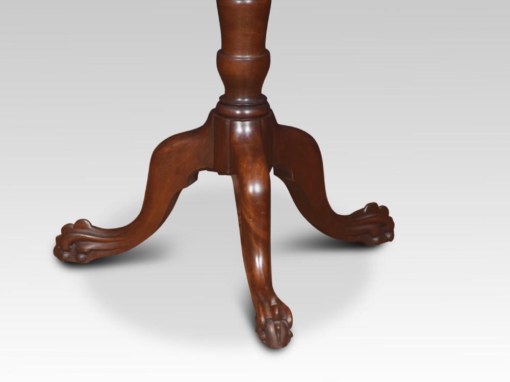 Carved Mahogany Standard Lamp View III