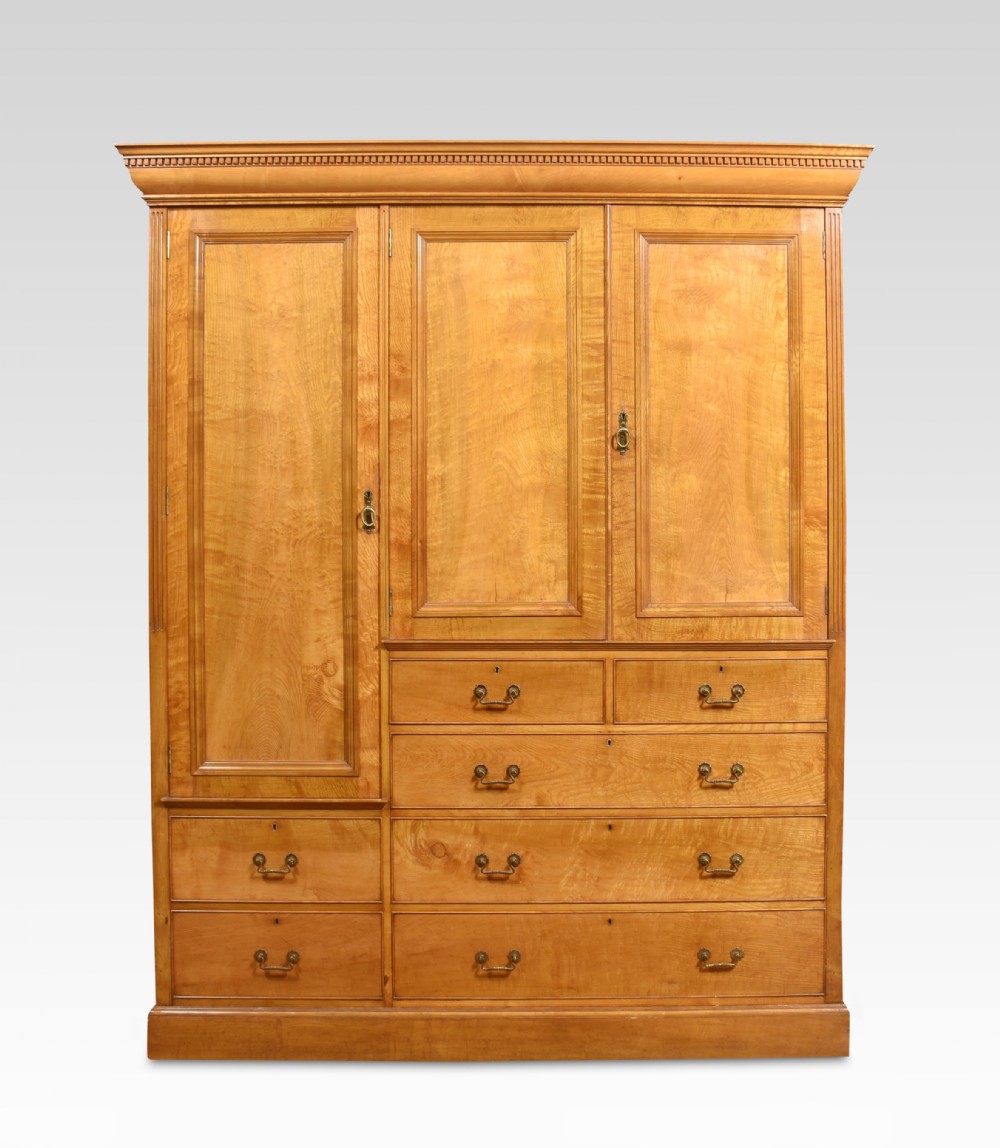 Figured ash wardrobe