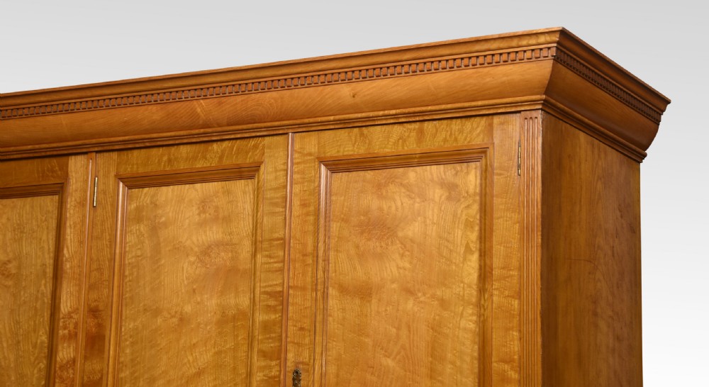 Figured ash wardrobe View VIII