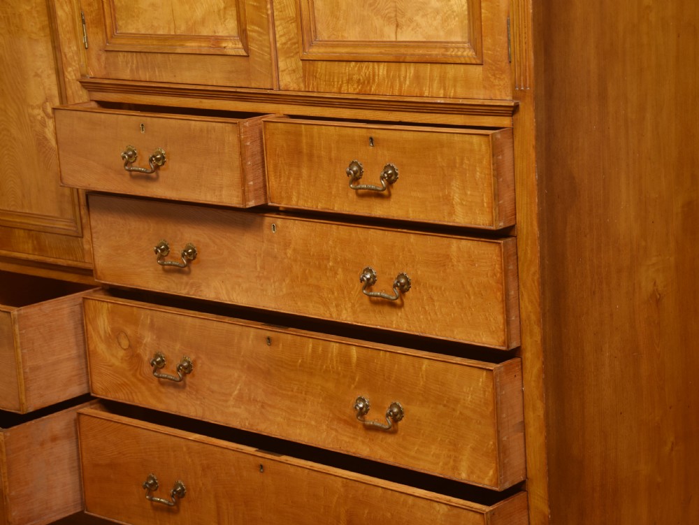 Figured ash wardrobe View IX