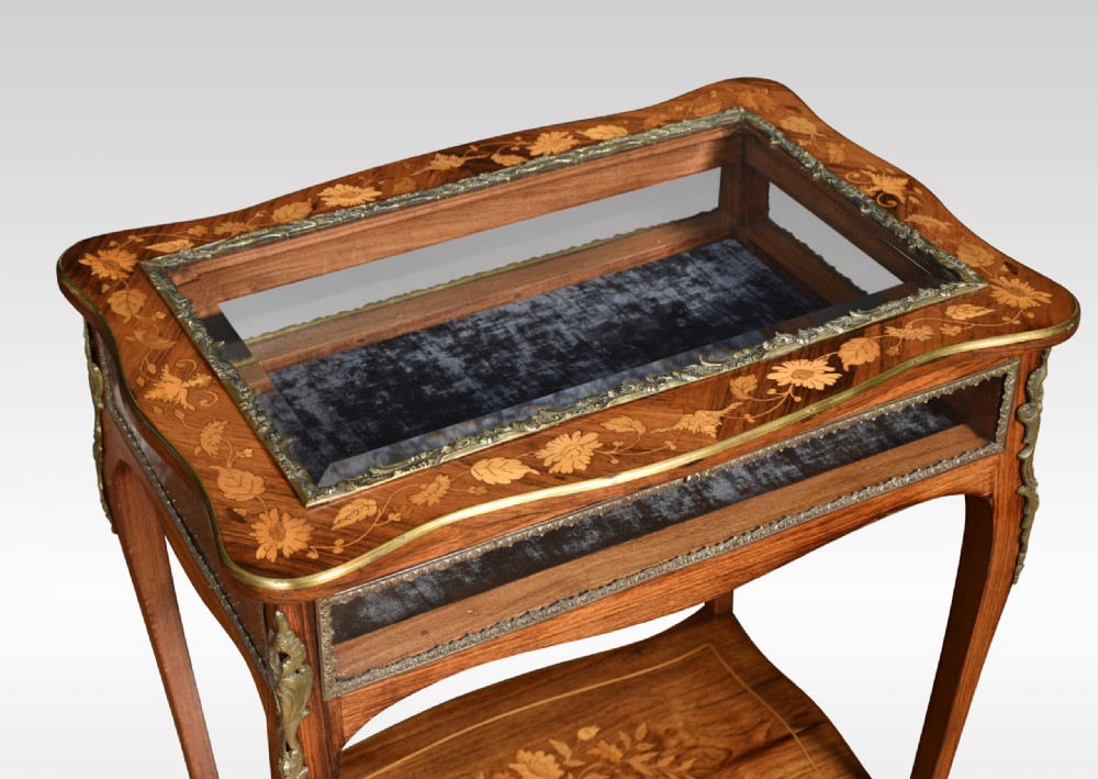 Rosewood Inlaid And Metal Mounted Bijouterie Table View VII
