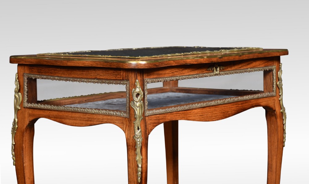 Rosewood Inlaid And Metal Mounted Bijouterie Table View VIII