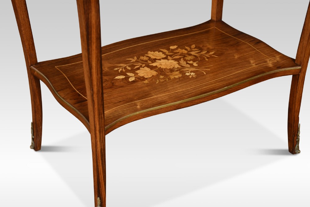Rosewood Inlaid And Metal Mounted Bijouterie Table View IX