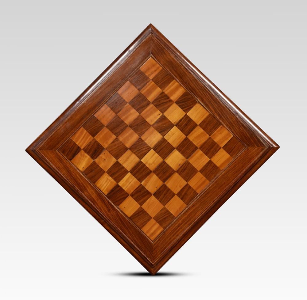 19th century rosewood chess board