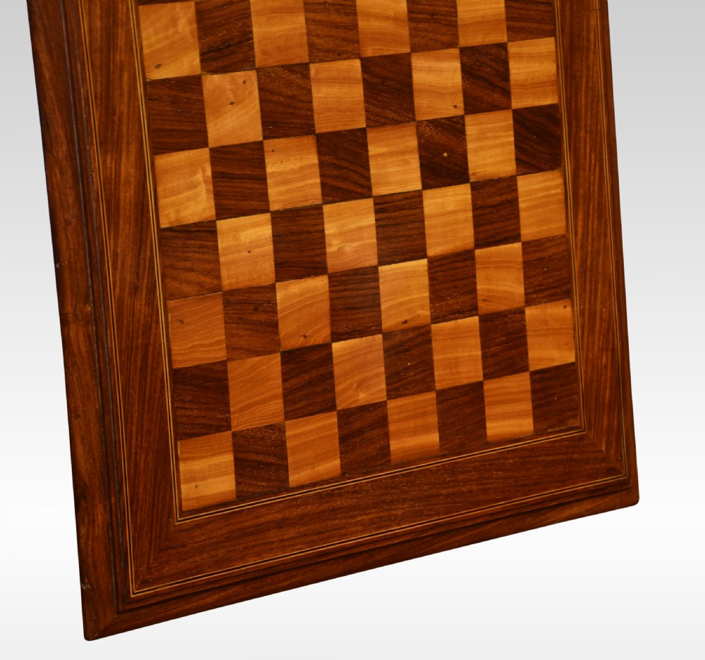 19th century rosewood chess board View III