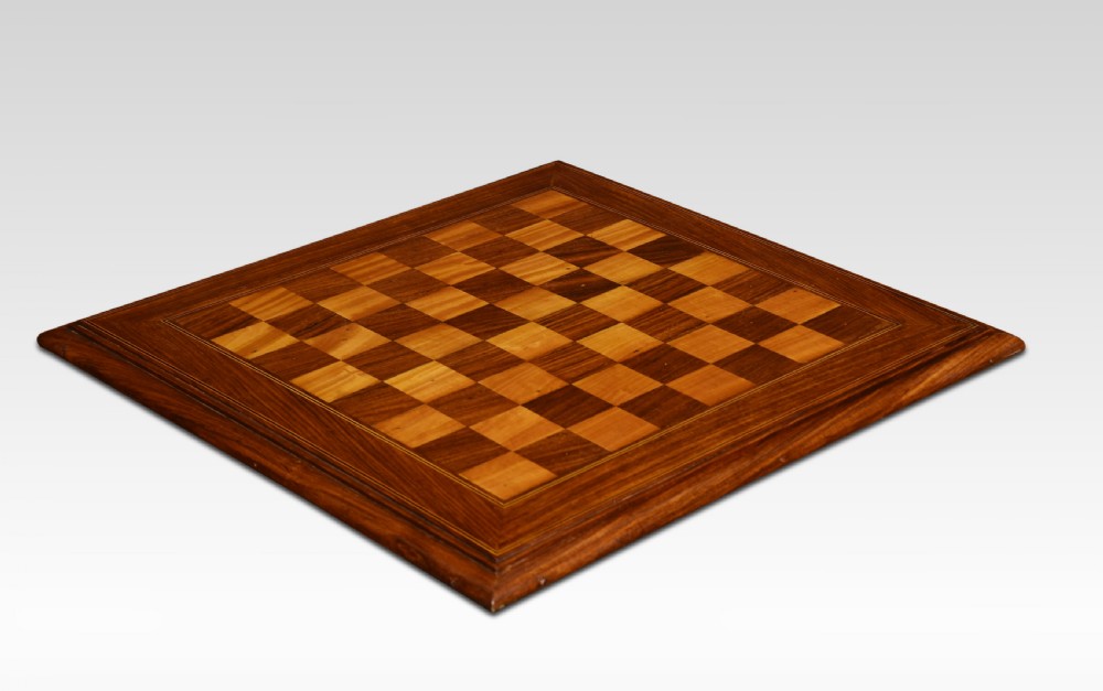 19th century rosewood chess board View V